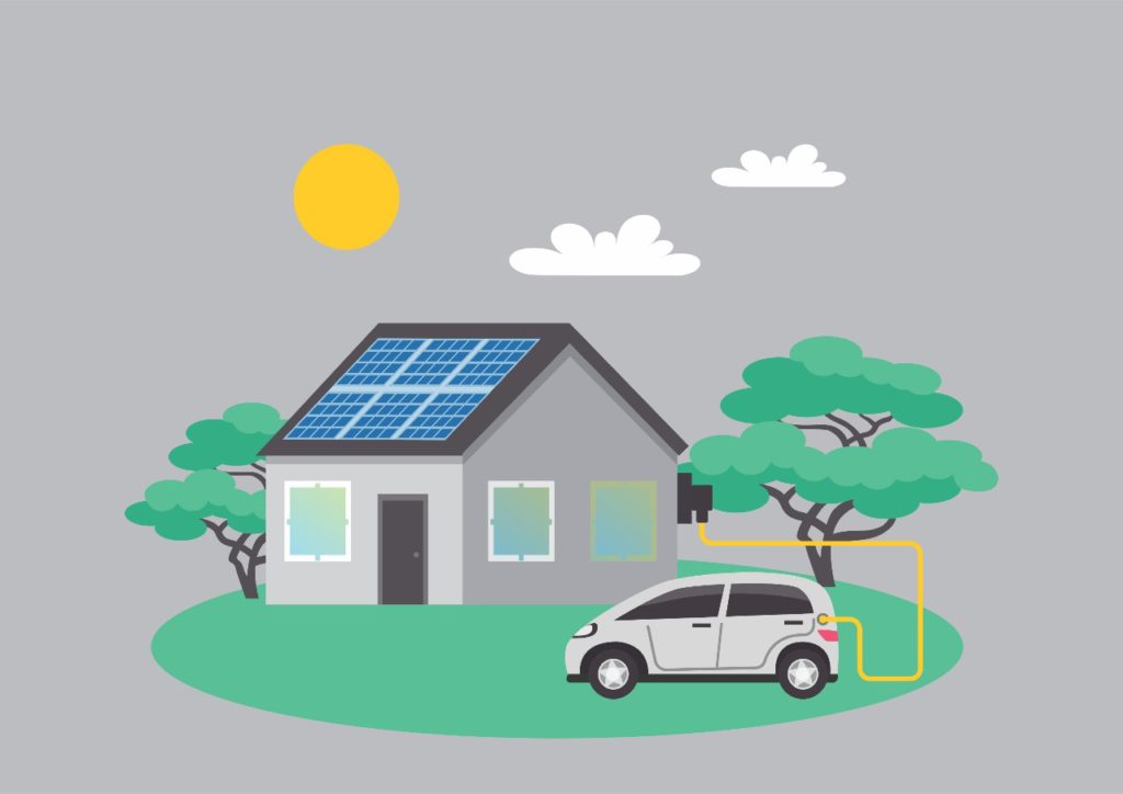 Energia fotovoltaica para carregar carros elétricos