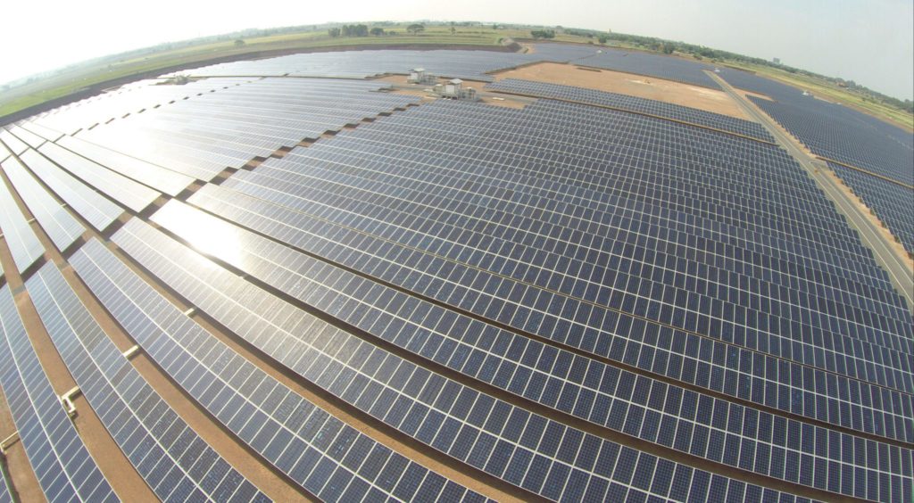 parque de geração de energia solar fotovoltaica